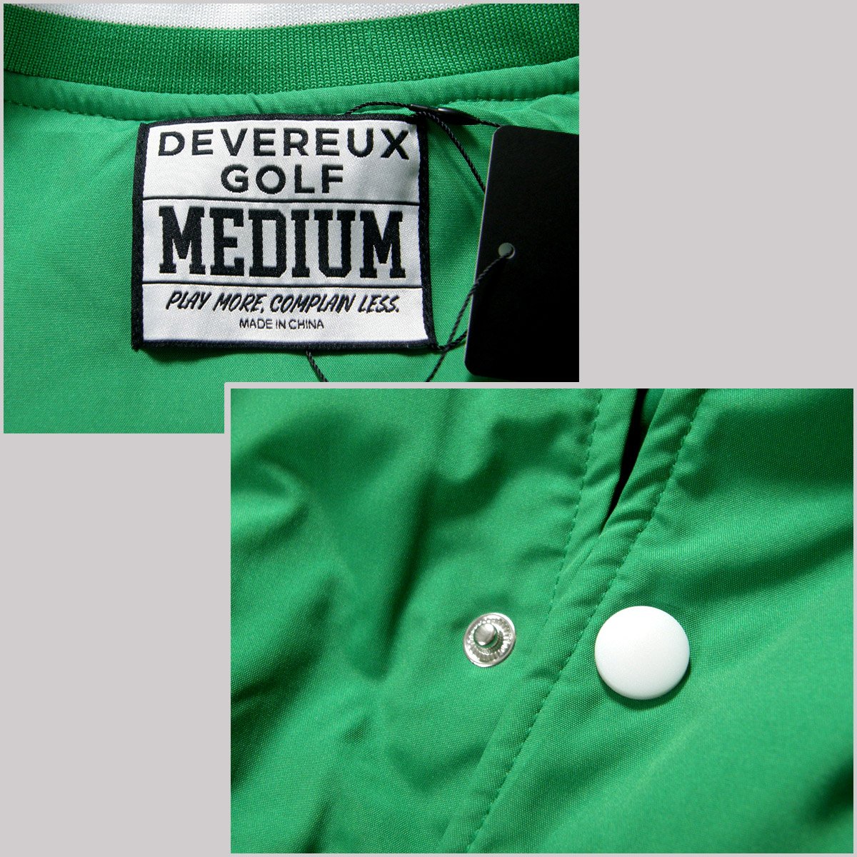 DEVEREUX GOLF ／ デヴァローゴルフ 軽量 中綿入り ボンバージャケット