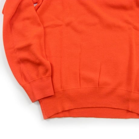 artens ／ アーテンス　ウール Vネック ニット 日本製 WOOL PIECE DYE KYO オレンジ ｜ 秋冬　（No.351806）