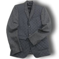 BURBERRY PRORSUM ／ バーバリープローサム　ツイード ヘリンボーン ジャケット イタリア製 キルティング ウール バーバリー ｜ 秋冬　（No.253582）