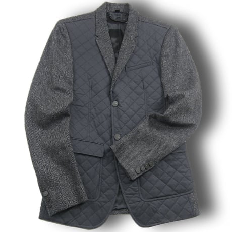 BURBERRY PRORSUM ／ バーバリープローサム　ツイード ヘリンボーン ジャケット イタリア製 キルティング ウール バーバリー ｜ 秋冬　（No.253582）