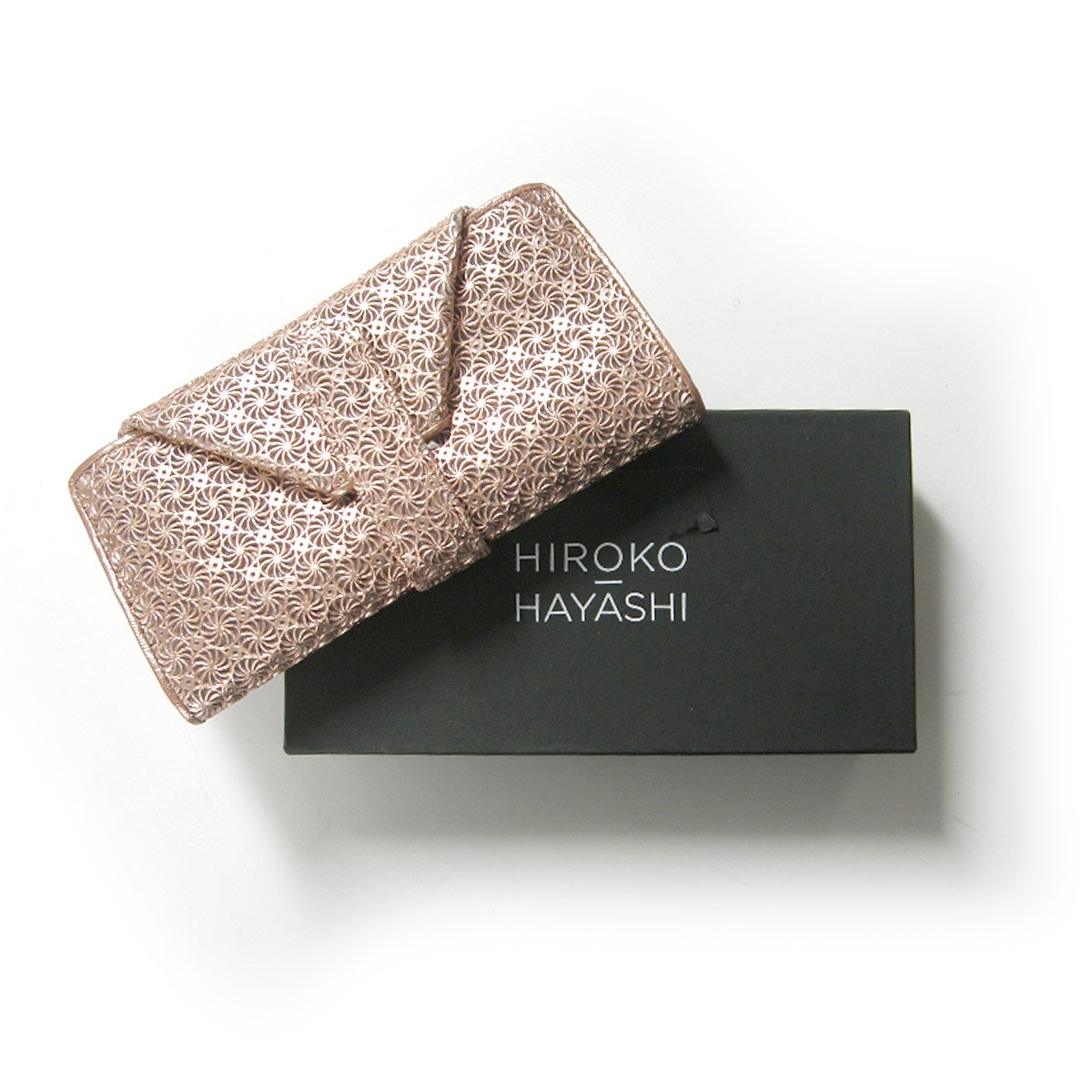 HIROKO HAYASHI デッドストックピンクゴールド長財布