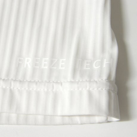 BEAMS GOLF × FREEZE TECH ／ ビームスゴルフ × フリーズテック　氷撃インナー 冷感 インナーシャツ 日本製 Vネック ノースリーブ 抗菌防臭 ホワイト ｜ オールシーズン