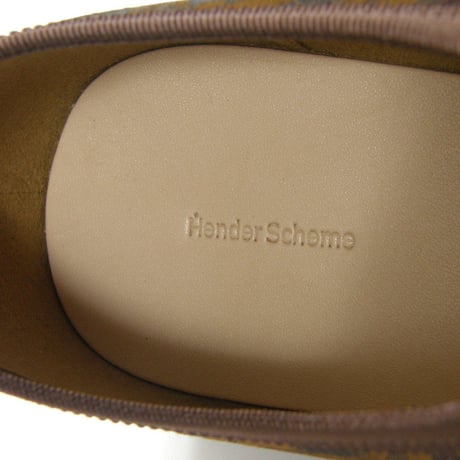 Hender Scheme ／ エンダースキーマ　軽量 カンフーシューズ 靴 スリッポン イエローアース ｜ オールシーズン　（No.370933）