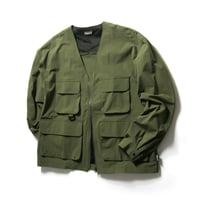 Coleman × CORDURA ／ コールマン × コーデュラ　強ストレッチ ジャケット 大容量 マルチポケット 防水 耐久 通気 アウター グリーン ｜ 春 秋冬 雨の日