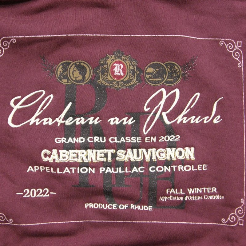 RHUDE ／ ルード パーカー アメリカ製 スウェット ｜ 秋冬 （No