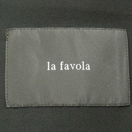 la favola ／ ラファーヴォラ　半袖 サファリジャケット 日本製 シャツジャケット グレー ｜ 春夏　（No.353245）