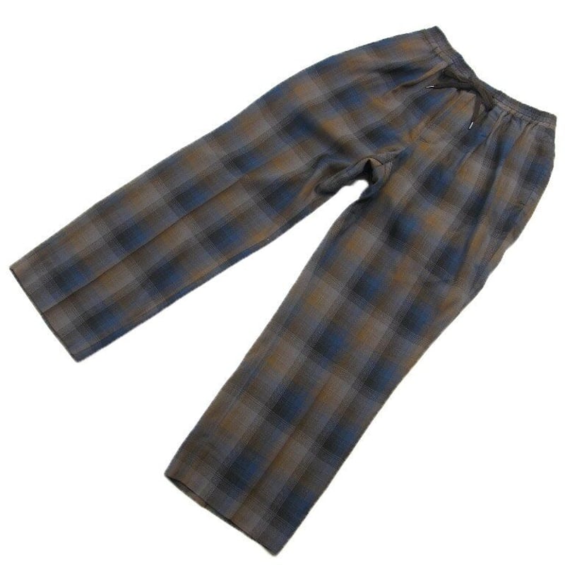 日本製 DEVIN オンブレチェック ウールパンツ グランジ タータンチェック VINTAGE - 日本製 DEVIN オンブレチェック ウールパンツ