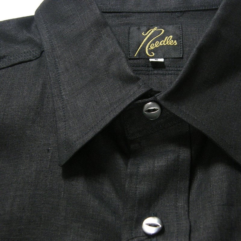 NEEDLES ／ ニードルズ リネン ワークシャツ 日本製 長袖シャツ