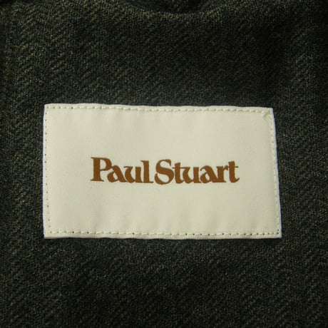 Paul Stuart ／ ポールスチュアート　軽量 ジャケット カーディガン ヘリンボーン グリーン ｜ 春 秋冬
