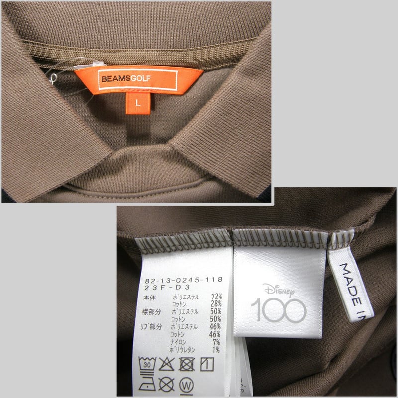 BEAMS GOLF ORANGE LABEL × Disney / ビームスゴルフ × ディ