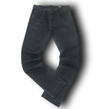 DKNY ／ ダナキャランニューヨーク　ストレッチ ブラックデニム パンツ 日本製 スリム デニム ジーンズ ジーパン ブラック ディーケーエヌワイ ｜ オールシーズン　（No.261641）