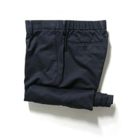 MACKINTOSH LONDON ／ マッキントッシュ ロンドン　メランジ バーズアイ ストレッチ パンツ ジャージー生地 スラックス ネイビー ビジネスカジュアル ｜ 春夏 秋