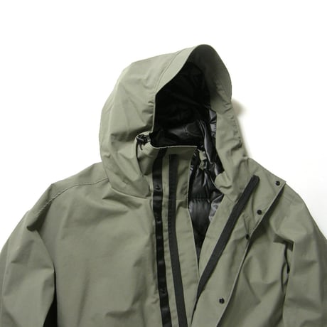+phenix × WINDSTOPPER プロダクト by GORE‑TEX LABS ／ プラスフェニックス × ウィンドストッパー ゴアテックス　ダウンライナー付き M-51 モッズコート