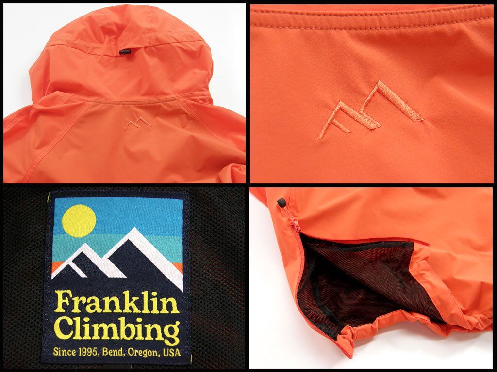 【Franklin Climbing】マウンテンアノラック Franklin Climbing マウンテンパーカー ウインドブレーカー