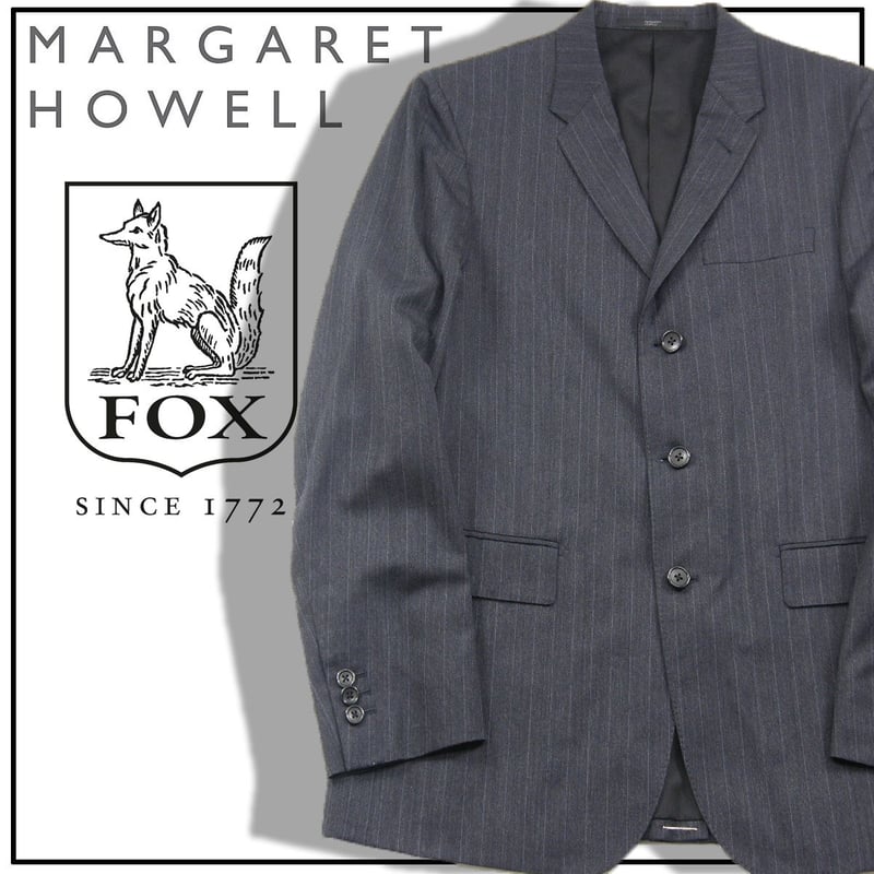 Margaret Howell Fox Brothers ジャケット ストライプ