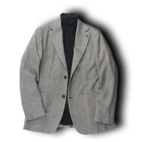 Finjack × SHIPS ／ フィンジャック × シップス　カシミア 軽量 ジャケット イタリア製 ヘリンボーン グレー ｜ 秋冬　（No.36395）