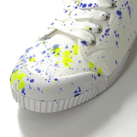 Spring Court × BEAMS LIGHTS ／ スプリングコート × ビームスライツ　G2 CANVAS スプラッシュペイント スニーカー スペイン製 42 ｜ オールシーズン