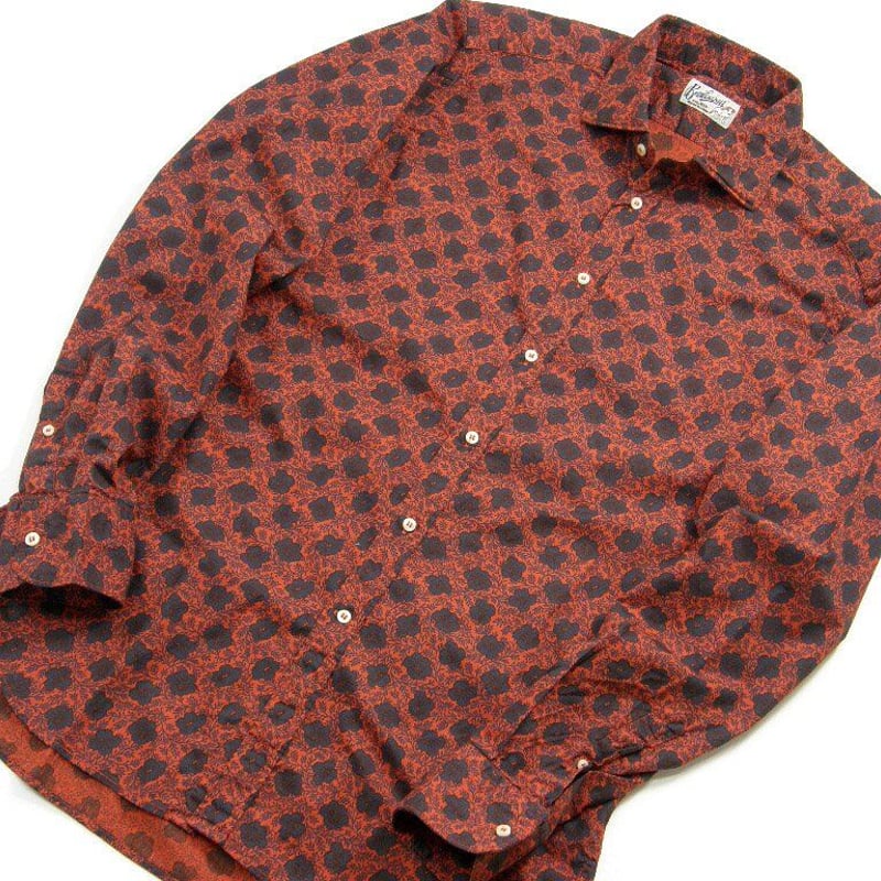 Bevilacqua / ベヴィラクア コットン シャツ イタリア製 長袖シャツ 花 