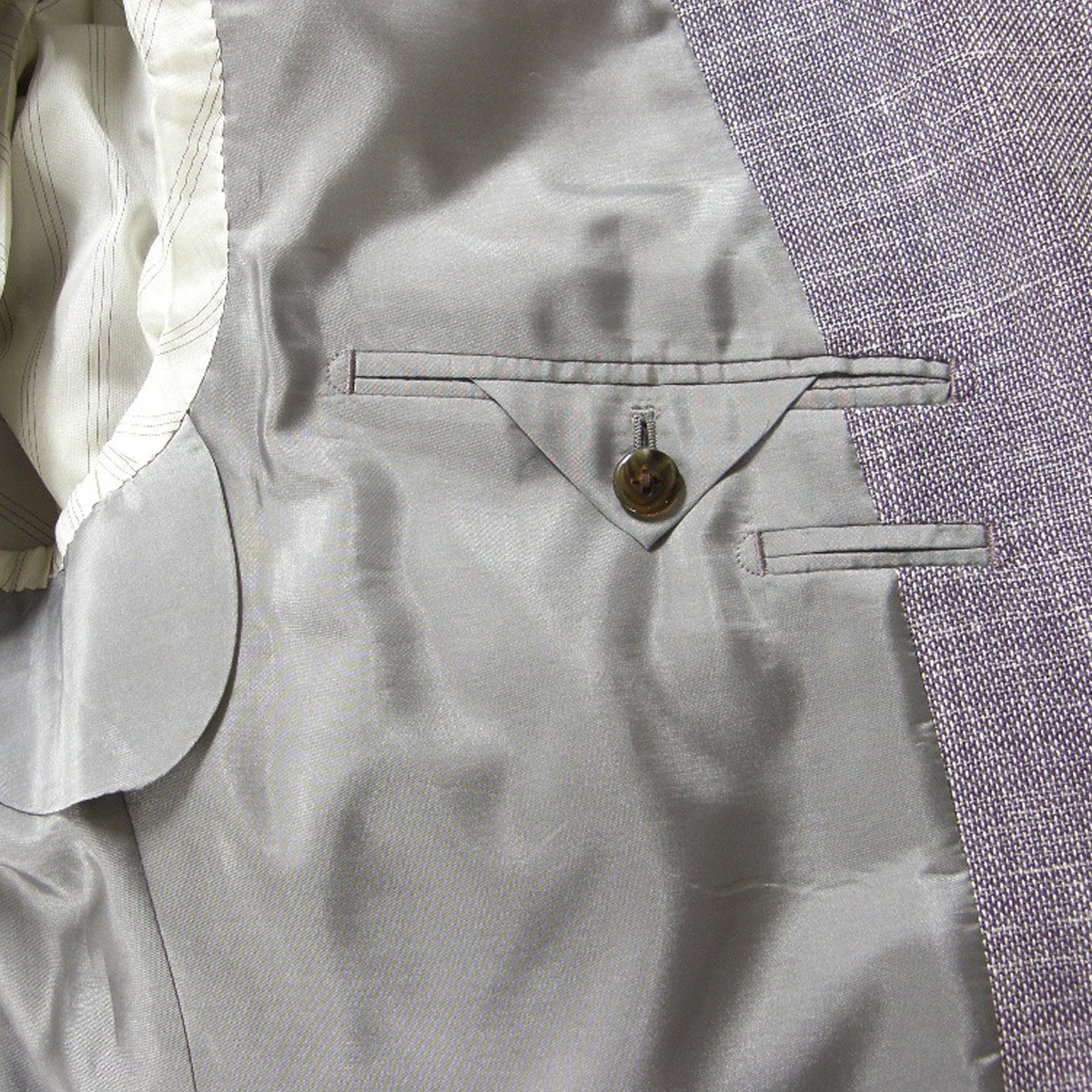 ⏰️241 訳有 アクアスキュータム ホップサックジャケット ブレザージャケット Aquascutum ／ アクアスキュータム ホップサック ジャケット 日本製