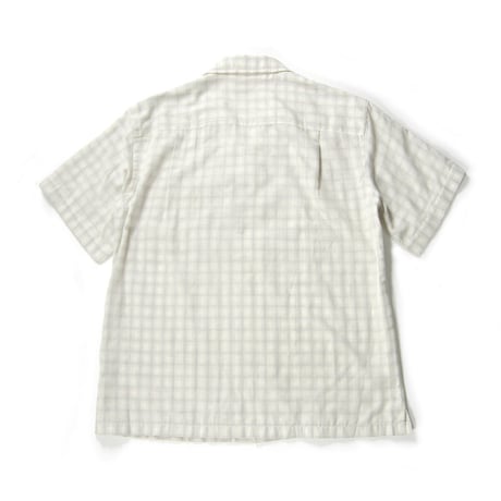 MACKINTOSH LONDON ／ マッキントッシュ ロンドン　ダブルガーゼ オープンカラーシャツ 消臭テープ 半袖シャツ オフホワイト 三陽商会 ｜ 春夏　（No.380283）