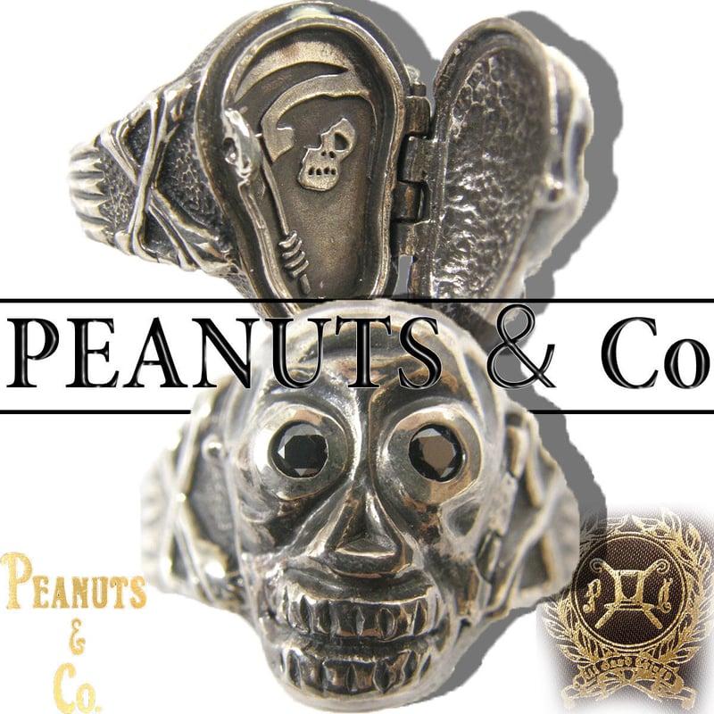 PEANUTS＆Co. / ピーナッツカンパニー Skull Poison Ring Zirc...