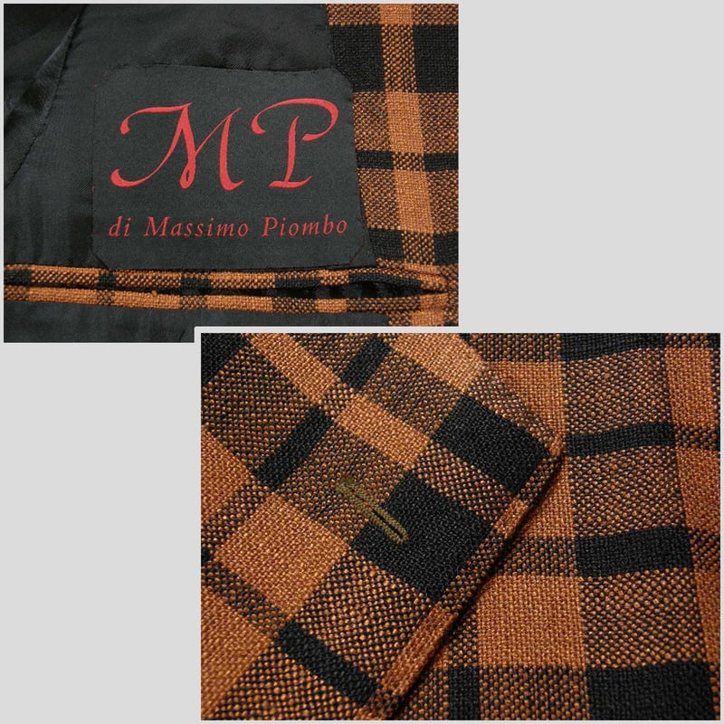 定価24万MP di Massimo Piombo テーラードジャケットSサイズ MP di Massimo Piombo ／ エムピーディマッシモピオンボ ジャケット