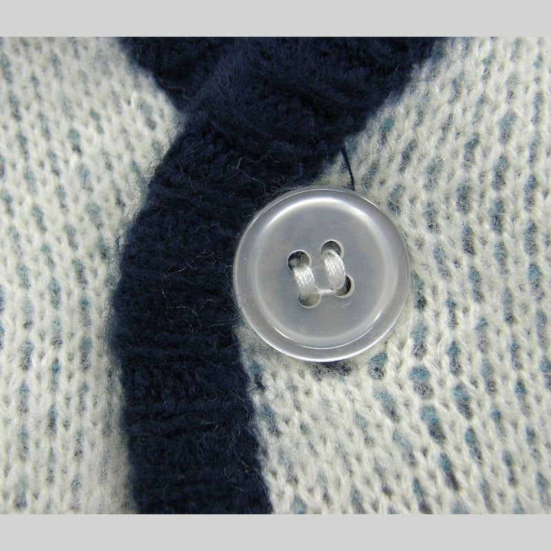 Number (N)ine ニットガーデン 06AW NOIR期 グランジニット カーディガン 長袖 ウール 2 M 黒