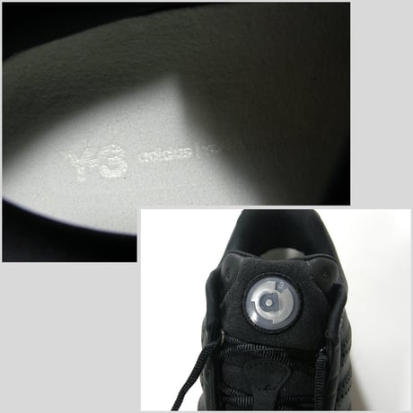Y-3 ／ ワイスリー　A3 CONTROL レザースニーカー シューズ BLACK ｜ オールシーズン　（No.370960）