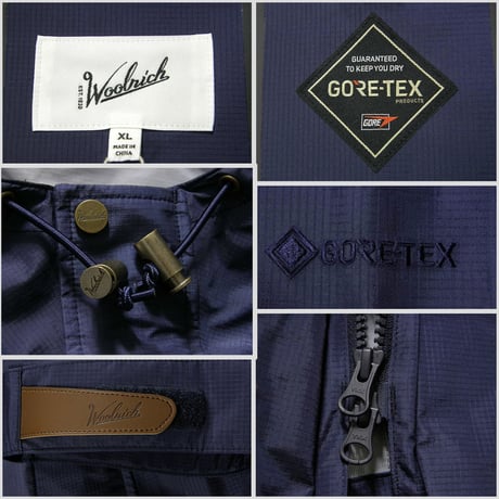 WOOLRICH OUTDOOR LABEL × GORE-TEX ／ ウールリッチ アウトドアレーベル × ゴアテックス　防水 防風 透湿 3レイヤー リップストップ  マウンテンパーカー