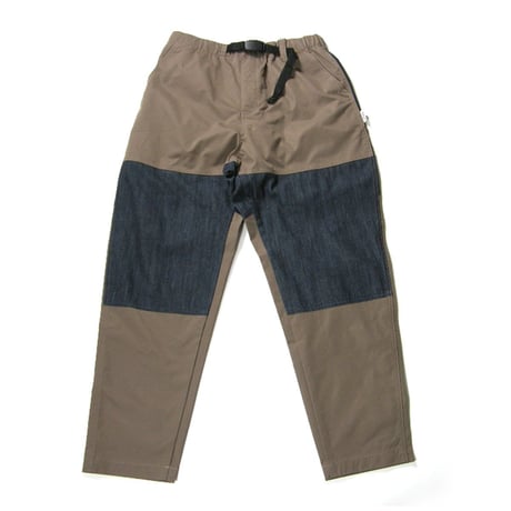 Coleman × CORDURA ／  コールマン × コーデュラ　  デニム 切替 クライミングパンツ ウェビングベルト パンツ ｜ 春夏 雨の日　（No.350476）