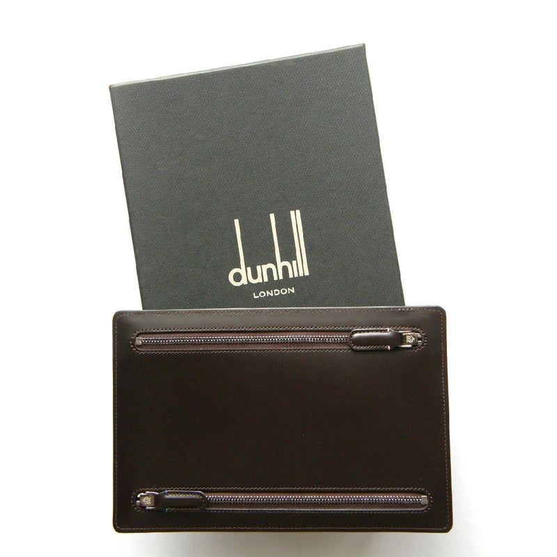 dunhill ／ ダンヒル レザー トラベルケース フランス製 ポーチ
