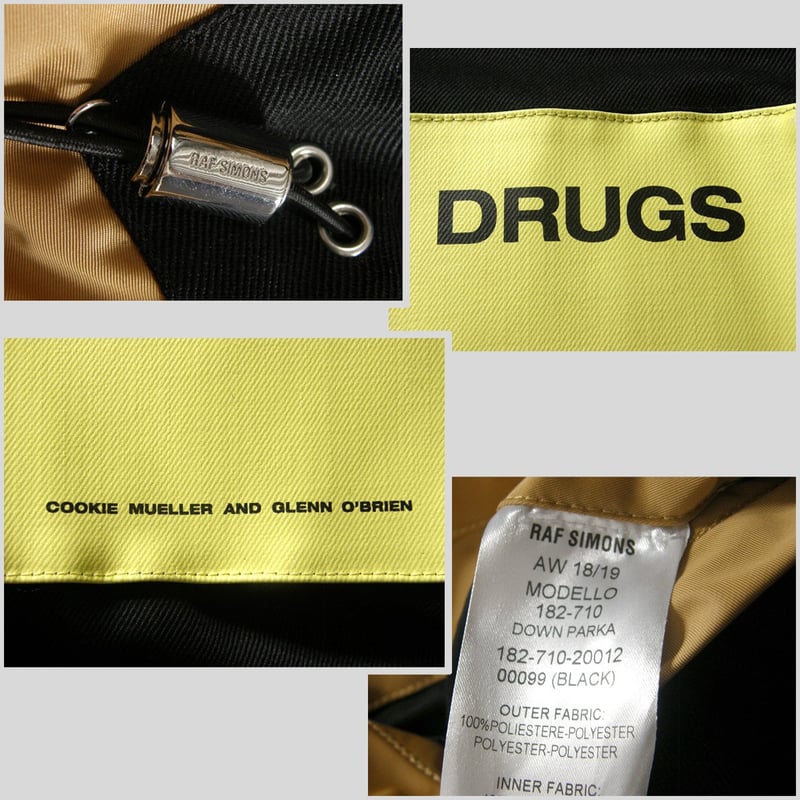 RAF SIMONS ／ ラフシモンズ 2018AW リバーシブル ダウン イタリア製