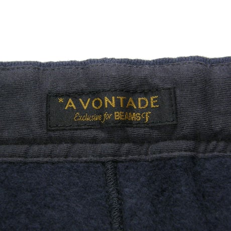 *A VONTADE ／ アボンタージ　裏起毛 スウェットパンツ 日本製 ネイビー ｜ 秋冬　（No.371007）