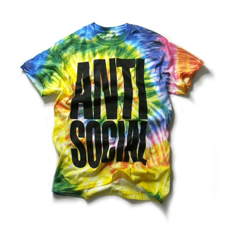 ANTI SOCIAL SOCIAL CLUB ／ アンチソーシャルソーシャルクラブ　タイダイ Tシャツ USA製 マルチカラー ASSC ｜ オールシーズン