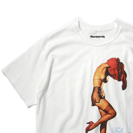 DAIRIKU × MUSIC ROOM ／ ダイリク × ミュージックルーム　ロバート・デ・ニーロ Taxi Driver Tシャツ 1976年 タクシードライバー ホワイト ｜ オールシーズン