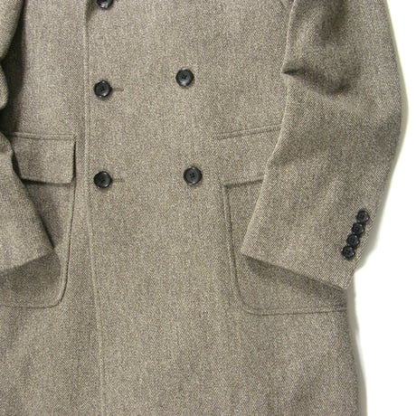 BROOKS BROTHERS × Loro Piana ／ ブルックスブラザーズ × ロロピアーナ　ウール コート イタリア製 ツイード ダブルチェスター ｜ 秋冬　（No.262627）