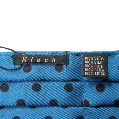 Blech ／ ブレック　シルク アスコットタイ イタリア製 フォーマル ネクタイ ドット ｜ オールシーズン　（No.281332）