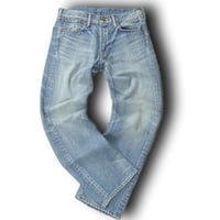 kolor ／ カラー　デニム パンツ 日本製 ジーンズ 中古加工 ブルーデニム ジーパン ウォッシュブルー シンチバック ｜ オールシーズン　（No.271433）