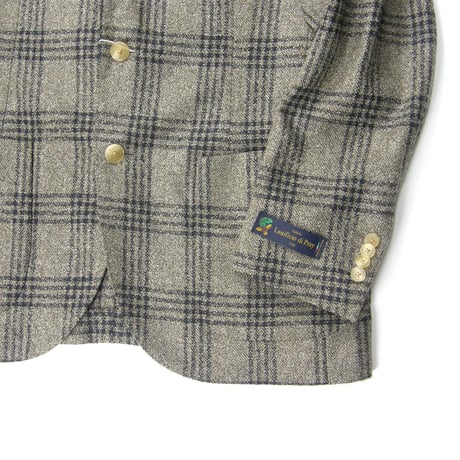 MACKINTOSH PHILOSOPHY × Lanificio di Pray ／ マッキントッシュフィロソフィー × ラニフィーチョ ディ・プレイ　ジャケット 日本製 グレージュ ｜ 春 秋冬