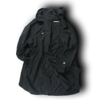 GERRY ／ジェリー　撥水 ロング マウンテンパーカー サイドスリット レインコート ブラック ｜ 春 秋冬　（No.333379）