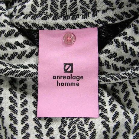 anrealage homme ／ アンリアレイジ オム　ロープニット ジャガード パーカー 日本製 プルオーバー フーディー ｜ 春 秋冬　（No.380136）