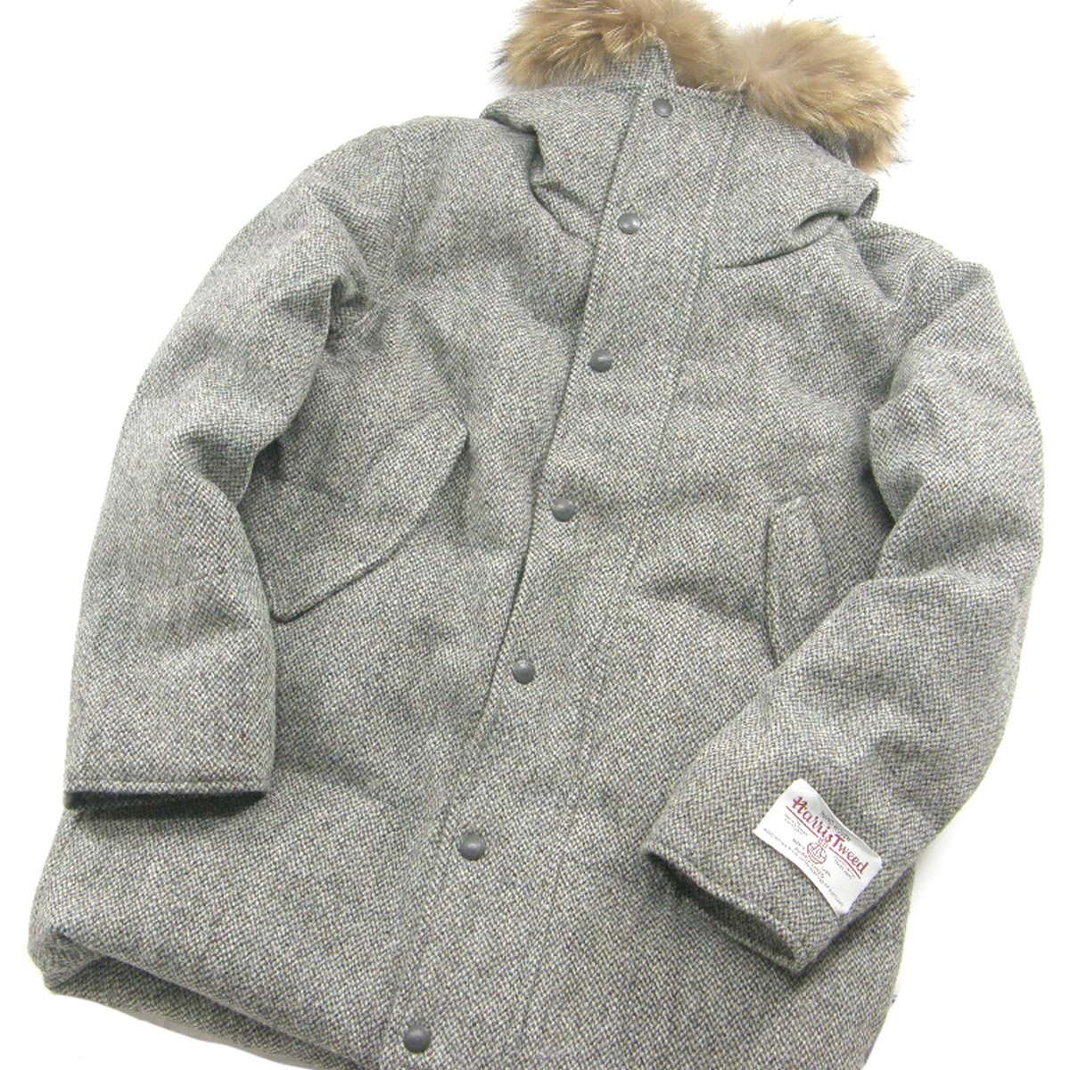 【新品未使用タグ付】GRIFFIN HARTLAND ハリスツイード ポンチョ fit=scale-down,w=1200