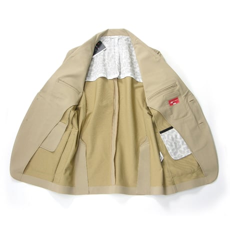 new balance golf ／ ニューバランスゴルフ　撥水 通気 ストレッチ ジャケット リフレクター ゴルフジャケット ニューバランス ベージュ ｜ 春 秋冬