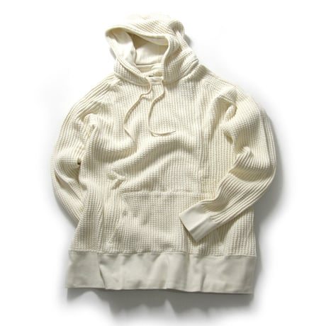 SUNNY SPORTS ／ サニースポーツ　パーカー ヘビーウェイト ワッフル生地 サーマル 50S RAGLAN HOODIE ナチュラル ｜ 春 秋冬　（No.370565）