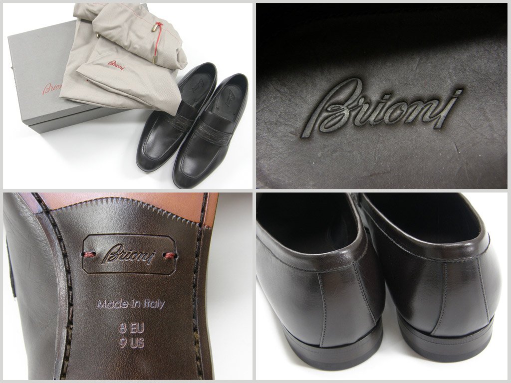 最高峰レアブリオーニビジネスシューズ30センチ