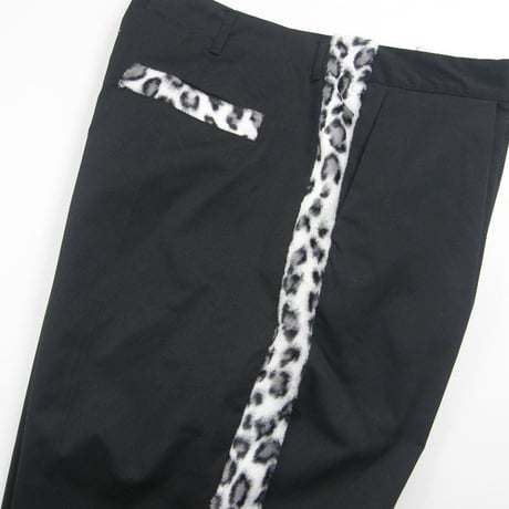 DEL MAR SPORTSWEAR ／ デルマースポーツウェア　レオパード ライン パンツ ワンタック スラックス ワンタック デルマースポーツウェアー 側章 モノトーン ｜ オールシーズン