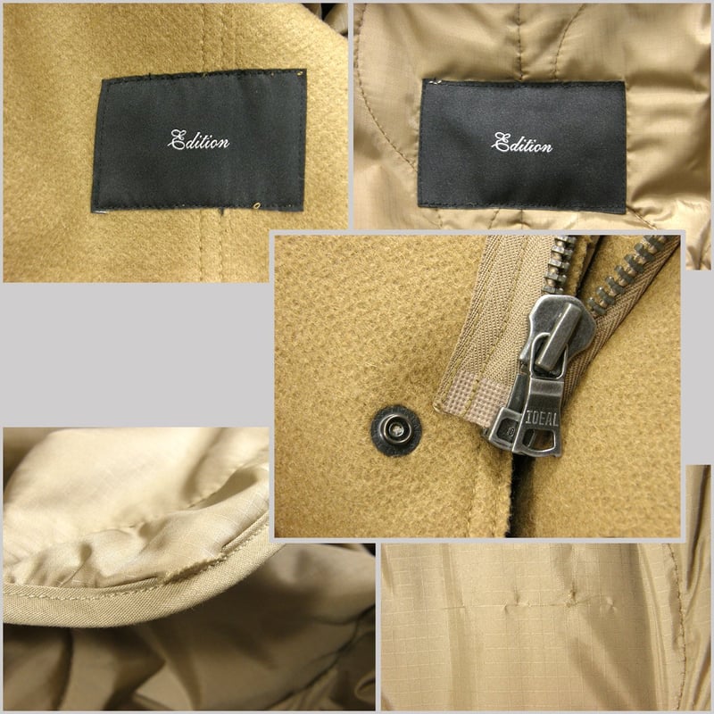 Edition ／ エディション コヨーテファー M-51 モッズコート 中綿
