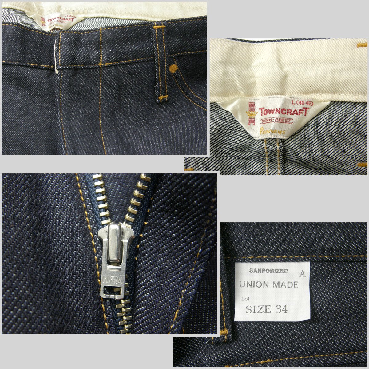 DENIM CRAFT ウォッシュ加工デニムブッシュパンツ！日本製！ fit=scale-down,w=1200