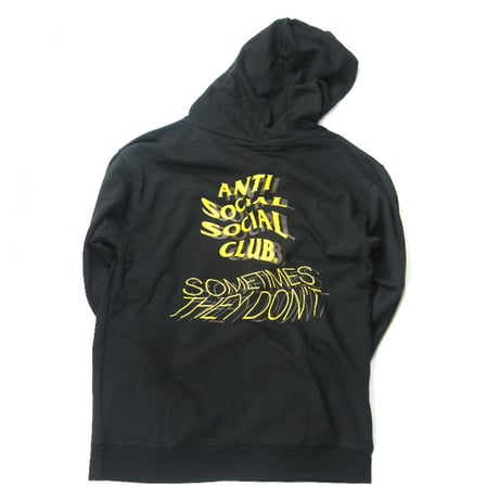 ANTI SOCIAL SOCIAL CLUB ／ アンチソーシャルソーシャルクラブ　パーカー アメリカ製 プルオーバー フーディー ブラック STUSSY ステューシー ストリート ｜ 春 秋冬