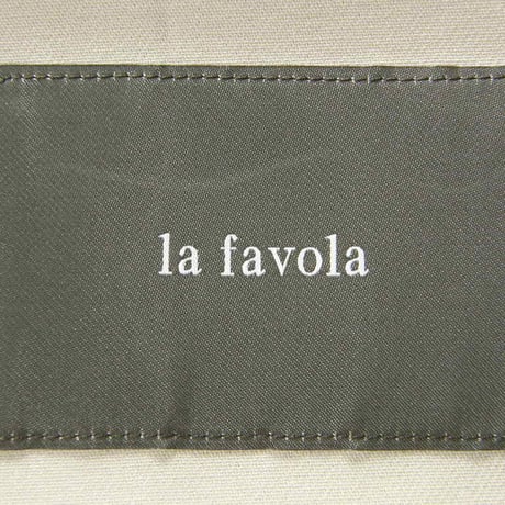 la favola ／ ラファーヴォラ　半袖 サファリジャケット 日本製 シャツジャケット ベージュ ｜ 春夏